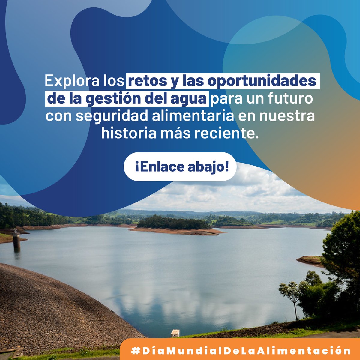 BiovIntCIAT_esp's tweet photo. 💧"El agua es vida. El agua nutre. No dejar a nadie atrás."  
Este #DíaMundialDeLaAlimentación, la atención se centra en la gestión del #agua, de la que dependen nuestros alimentos y toda la vida. 
🧐 ¡Explora aquí los retos y oportunidades globales! 👇 
https://t.co/HONmq0QTGm https://t.co/nVjz70ss4z