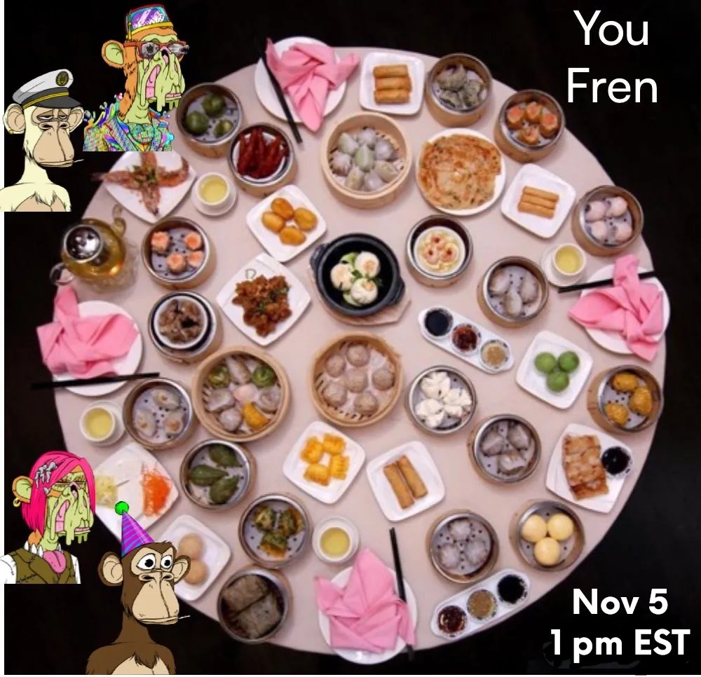Boredfoodiefrens (@boredfoodiefren) on Twitter photo Gm Legends Happy Monday
Weโre saving a spot for YOU on November 5 1 pm EST with our <a href="/BaycCouncil/">BAYC Council ๐</a> Community Grant Event in New York City๐ซก Follow, ๐on ๐
Any guess what it is A Bao ?๐ Gm Legends Happy Monday
Weโre saving a spot for YOU on November 5 1 pm EST with our <a href="/BaycCouncil/">BAYC Council ๐</a> Community Grant Event in New York City๐ซก Follow, ๐on ๐
Any guess what it is A Bao ?๐