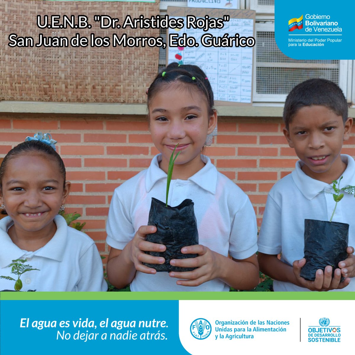 CDCEGuarico's tweet photo. Nuestra muchachada Guariqueñ@s 👧👦🏼 activos y muy contentos en el Día de la Alimentación y en el Relanzamiento de los Conucos 🌱 Escolares  "Carlos Lanz".
@NicolasMaduro
@MPPEDUCACION
@_LaAvanzadora
@Gob_Guarico
@josemvasquez
@CDCEGuarico
@EliasEducacion1
#ConMaduroMásVerdadYPaz https://t.co/fjzA2R3aqD