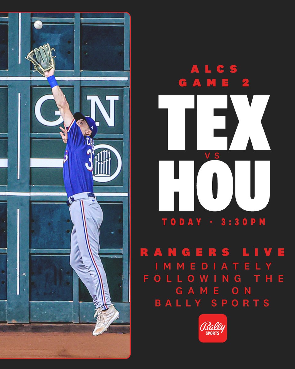 FanDuelSN_SW's tweet photo. Run It Back
Watch Rangers Live IMMEDIATELY following Game 2 today on Bally Sports
@Rangers | #GoAndGetIt | @BallySports https://t.co/sDfAdbnFWs