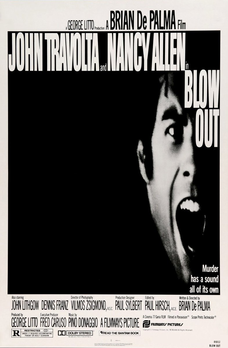 MovieRecs_'s tweet photo. @ATRightMovies Blow Out (1981) https://t.co/4vejl2PuuE