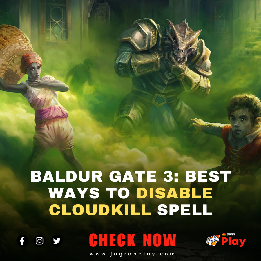 jagranplay's tweet image. Try out this #gamehack to BREAK💥 #cloudkillspell in #Baldurgate3
Check Now👉 bit.ly/46TuBoD

#jagranplay #jagranplayblogs #jagranplaygame #gamingnews #gamingupdates #cloudkillspell #baldurgate3 #gaming #rpg #roleplayinggame #pcgames #playstationgame #ps5game #ps4game