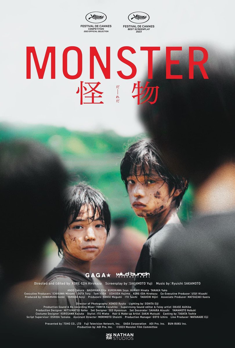 GRABE 😭😭. Nakakatakot, nakakalungkot at nakakaiyak sa ganda itong MONSTER. Definitely worth your time, attention, and tears.

p.s. Today might be the last day that #MonsterPH is showing on cinemas so if you can, go ahead and watch #MonsterFilm today!