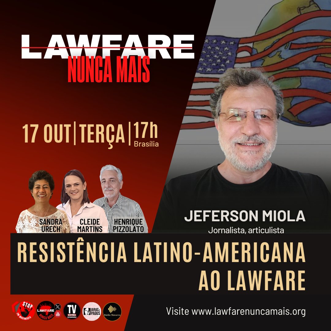 Ao longo das últimas duas décadas a América Latina foi vítima de diversos golpes brandos, viu a soberania eleitoral ser atacada em mais de 13 países, onde projetos desenvolvimentistas foram substituídos por outros de cunho neoliberal. #LawfareNuncaMais