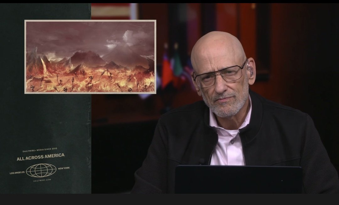 DailyWireQuote's tweet photo. "If you can look upon what is after all only the latest atrocity in the Millennia-long war of the fallen human soul against the authors of God's Bible say just those two words-

'Yes, but',

you are well on your way to finding common ground with absolute evil."

-@andrewklavan 🔥 https://t.co/kfX78R6OqC