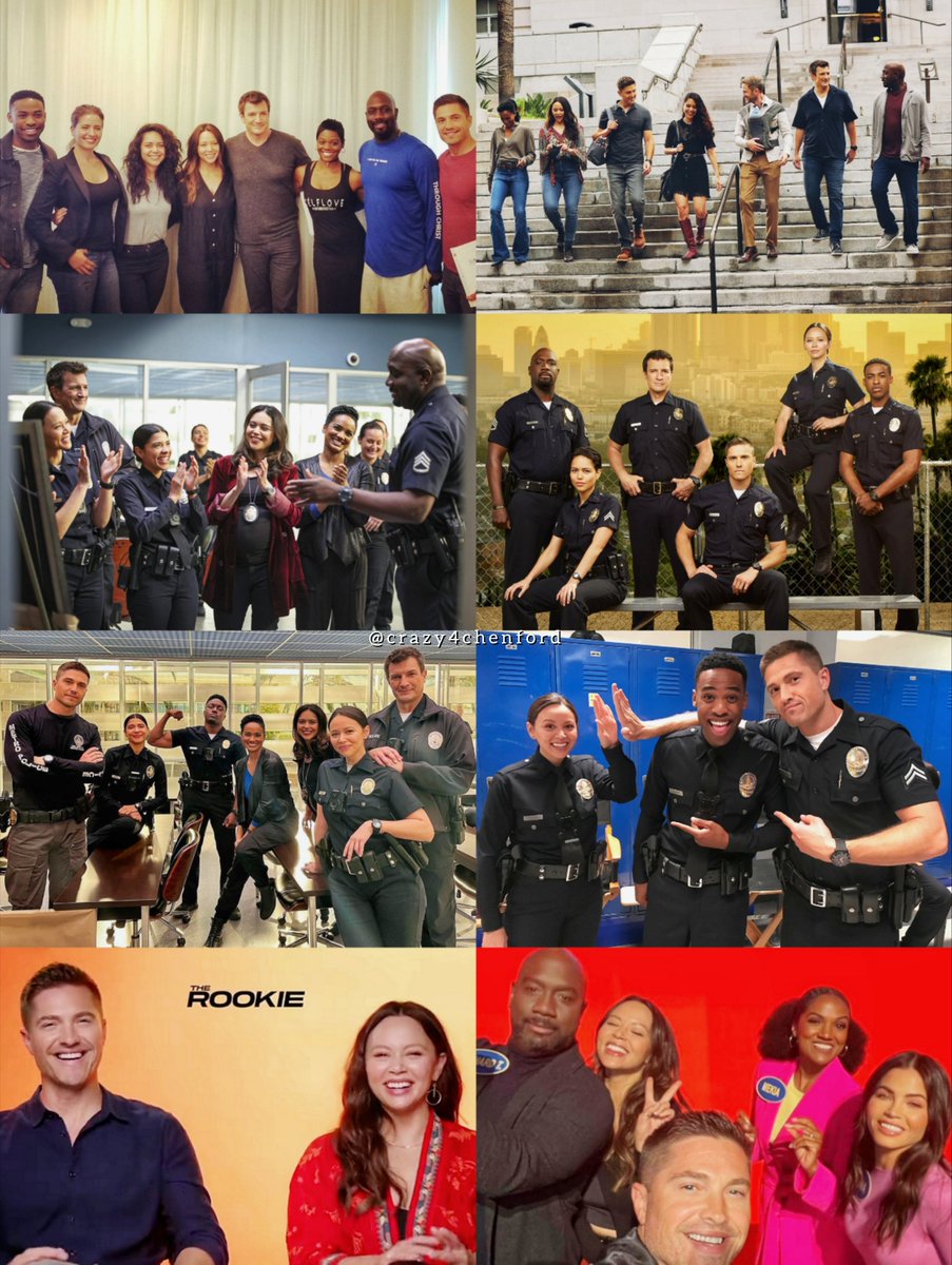 HAPPY 5 YEARS TO MY HAPPY PLACE,TO THE SHOW THAT CHANGED MY LIFE. SO THANKFUL FOR THE AMAZING CAST AND ALL INVOLVED. SO THANKFUL FOR ALL OF YOU GUYS ON HERE I GOT TO MEET BC OF IT. CHEERS TO ATLEAST 5 MORE❤️ #THEROOKIE