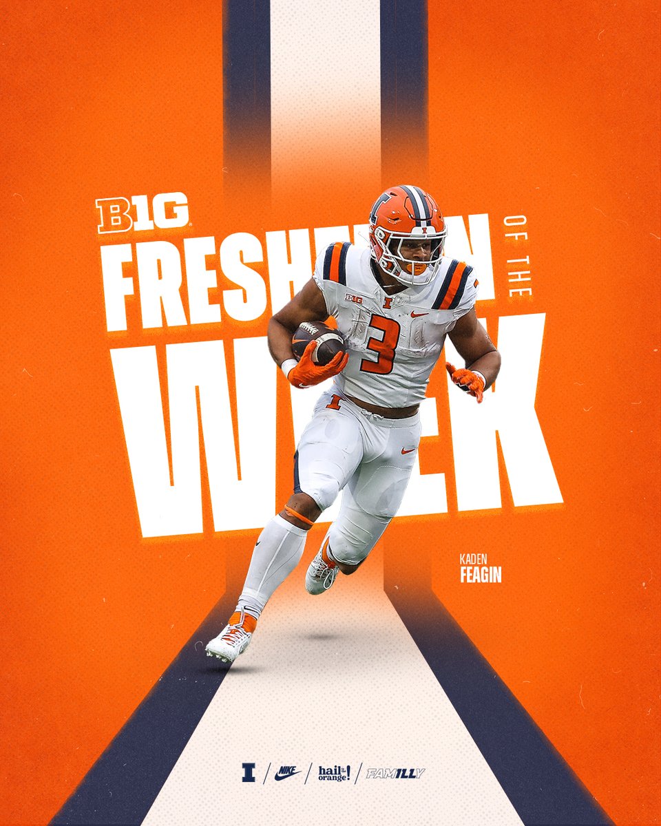 Big Ten Freshman of the Week @FeaginKaden #Illini // #HTTO // #famILLy