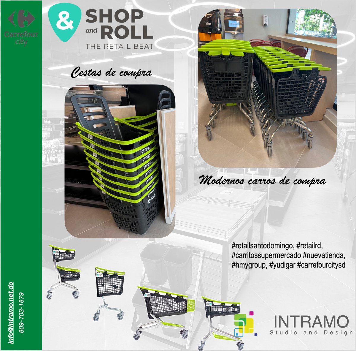 IntramoSRL's tweet photo. Felicitamos a la familia @carrefourcityrd por la apertura de su nueva tienda Cervantes. @intramosrl, @hmy_group, @shopandroll y @Mecalux_Group agradecen la confianza en nuestros productos. Exitos!
#retailrd, #nuevatienda, #hmygroup, #carrefourcityrd https://t.co/SEM1IDtkF5