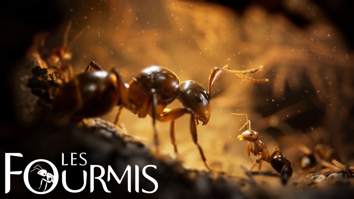JVCom's tweet photo. Les Fourmis, le jeu tiré du roman de Bernard Werber, dévoile ses premières images ! 🐜

- jeu d'aventure et de stratégie
- Unreal Engine 5
- on incarnera la fourmi 103 683
- batailles tactiques et stratégiques
- narration basée sur le rythme des saisons
 - sortie en 2024 https://t.co/QJeqUUW4Xh