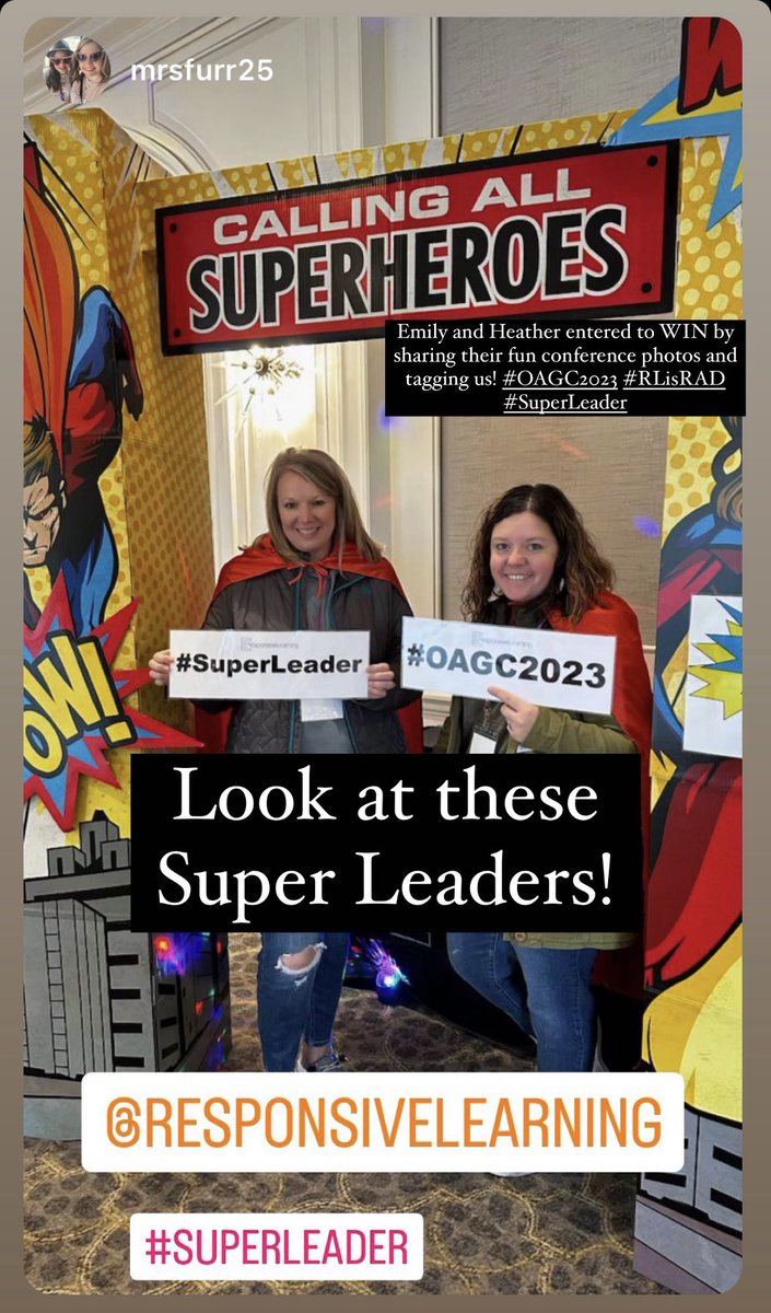 MoreThanJustPD's tweet photo. So much fun seeing your photos roll in for our giveaways! Don’t forget to tag us in your photos! @MoreThanJustPD here and ResponsiveLearning everywhere else! @OAGCGifted #OAGC2023 #RLisRAD https://t.co/F1PIbjy1u3