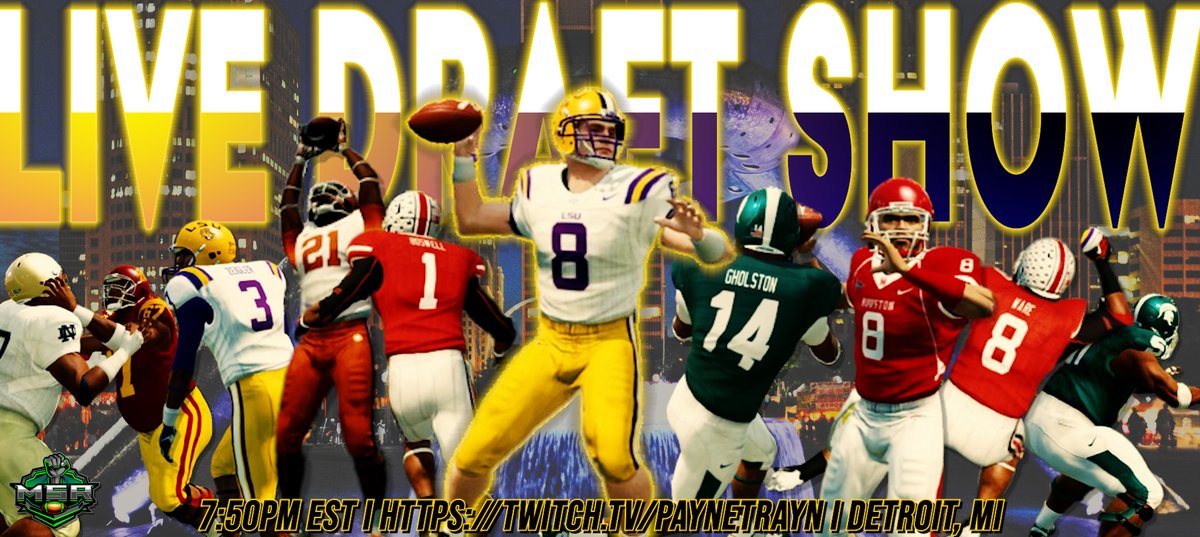 The <a href="/MSRLeague/">The Revolution is NOW!</a> celebrates our 45th season the only way we know how.. a LIVE Draft Show to see where these top MSR prospects will be calling home! The draft pre-show starts TONIGHT @ 7:50pm est and you won't want to miss it! <a href="/leaguecrawler/">leaguecrawler 🦎</a>