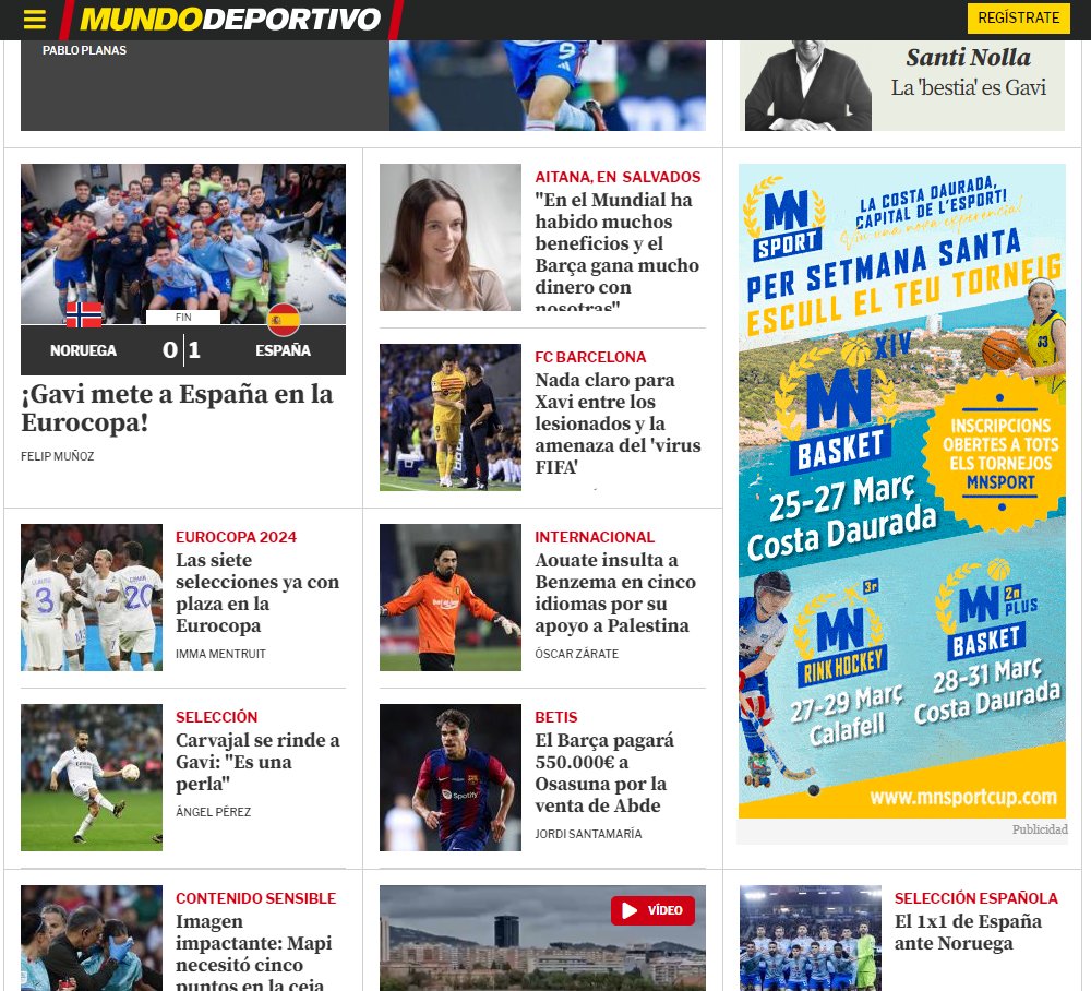 Els tornejos MNSport som notícia al <a href="/mundodeportivo/">Mundo Deportivo</a>
#basket #basketball #basquet #baloncesto #base
#esport #esportfemení
#mnsport #torneo #torneig #tournament #2024 #MNBasket #costadaurada
#mnrinkhockey #MundoDeportivo