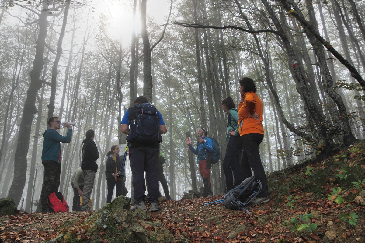 davide_e_galli's tweet photo. Gran bel gruppo nell'escursione al Monte Penna (GE-PR) per #CamminaNatura, le giornate nazionali 2023 delle #guideambientaliescursionistiche di @GAE_AIGAE con il patrocinio del @MASE_IT.
#ioSonoAigae https://t.co/4wlFCFht5F