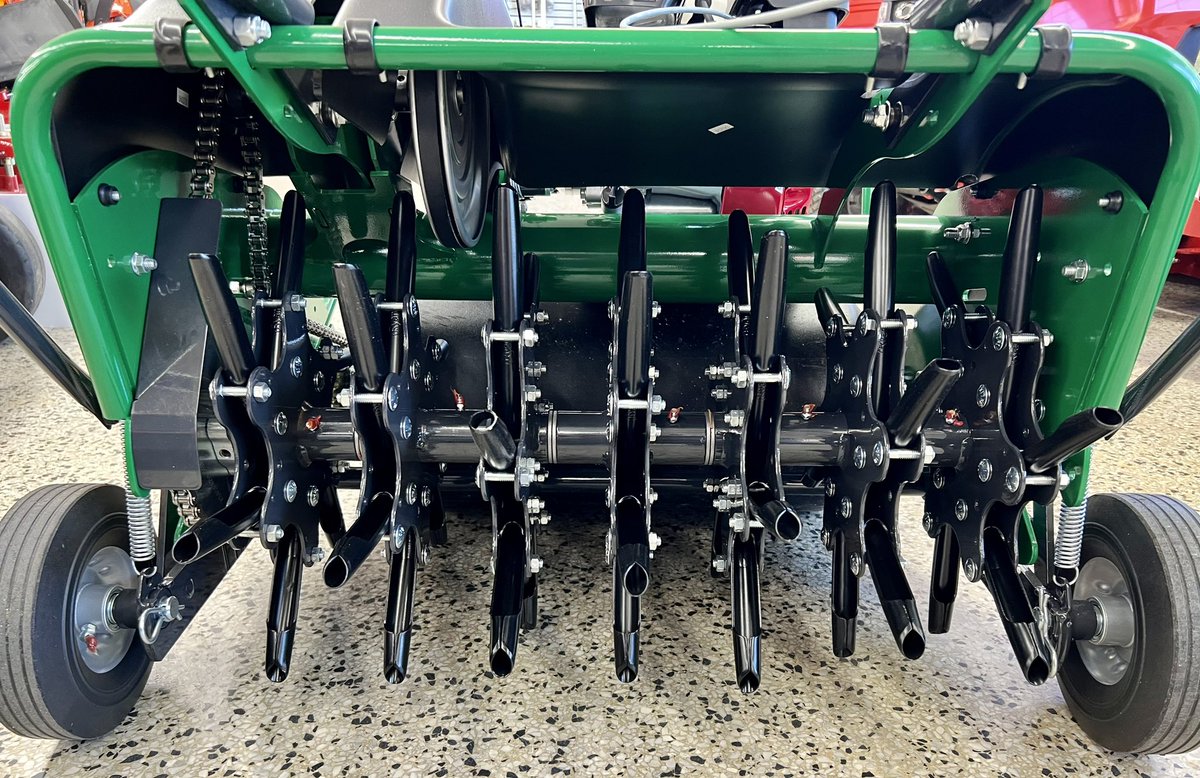 Stop by today and pickup a new set of tines! Ryan aerators in stock. 

#ryanturf #aerator #aerate