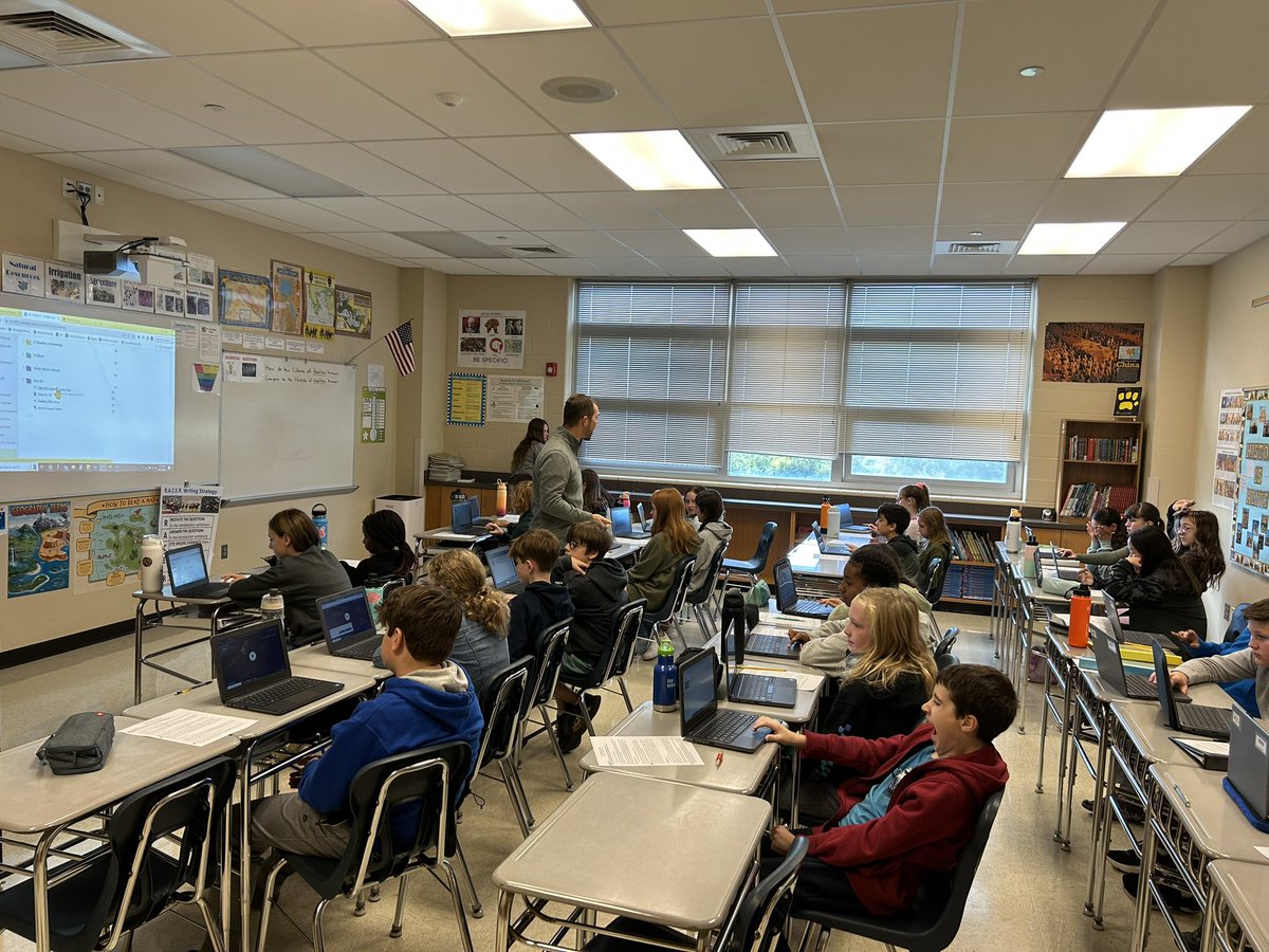 As you venture through 6th grade this morning, you’ll learn about conduction, evaluating expressions, plotting on a coordinate plan, compound words, and you’ll even take a little tour of the caves in France! Great instruction and learning! Well done 6th grade!