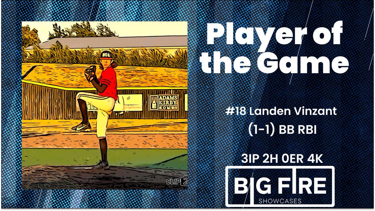 🔥Big Fire Fall Bash 2027🔥

Rawlings Tigers Black 15U- 1
BOA Callison 2027- 4

PoG: <a href="/ld_vinzant/">LD Vinzant</a> | 2027
(1-1) BB RBI
3IP 2H 0ER 4K

#2way #bigfire