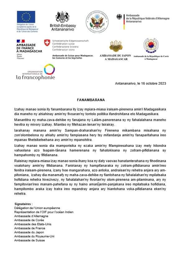 UK in Madagascar (@ukinmadagascar) on Twitter photo 