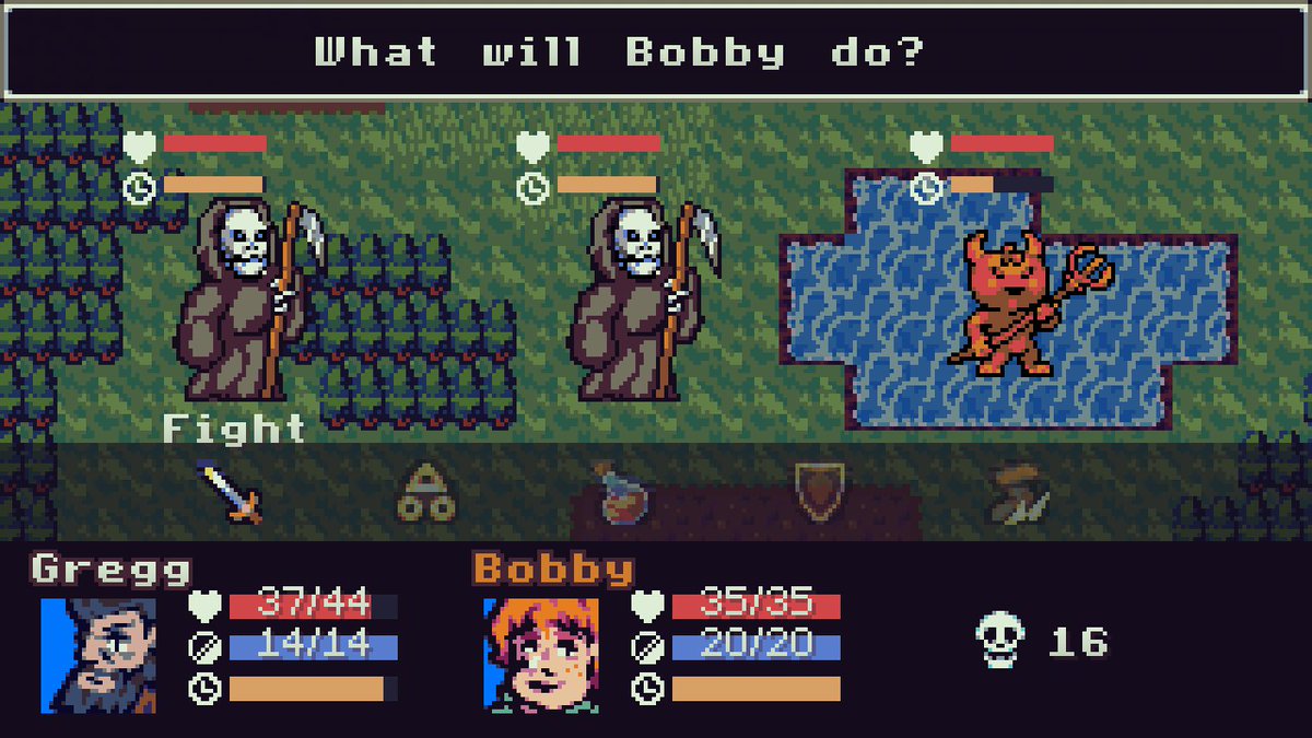 Happy Pillars of Dust Switch release day!! Enjoy this bite sized retro rpg on the go in this completely redone version. New graphics, new resolution, the same old fun!

<a href="/retreauxgames/">Retreaux Games 👾</a> 

#jrpg #indiegame