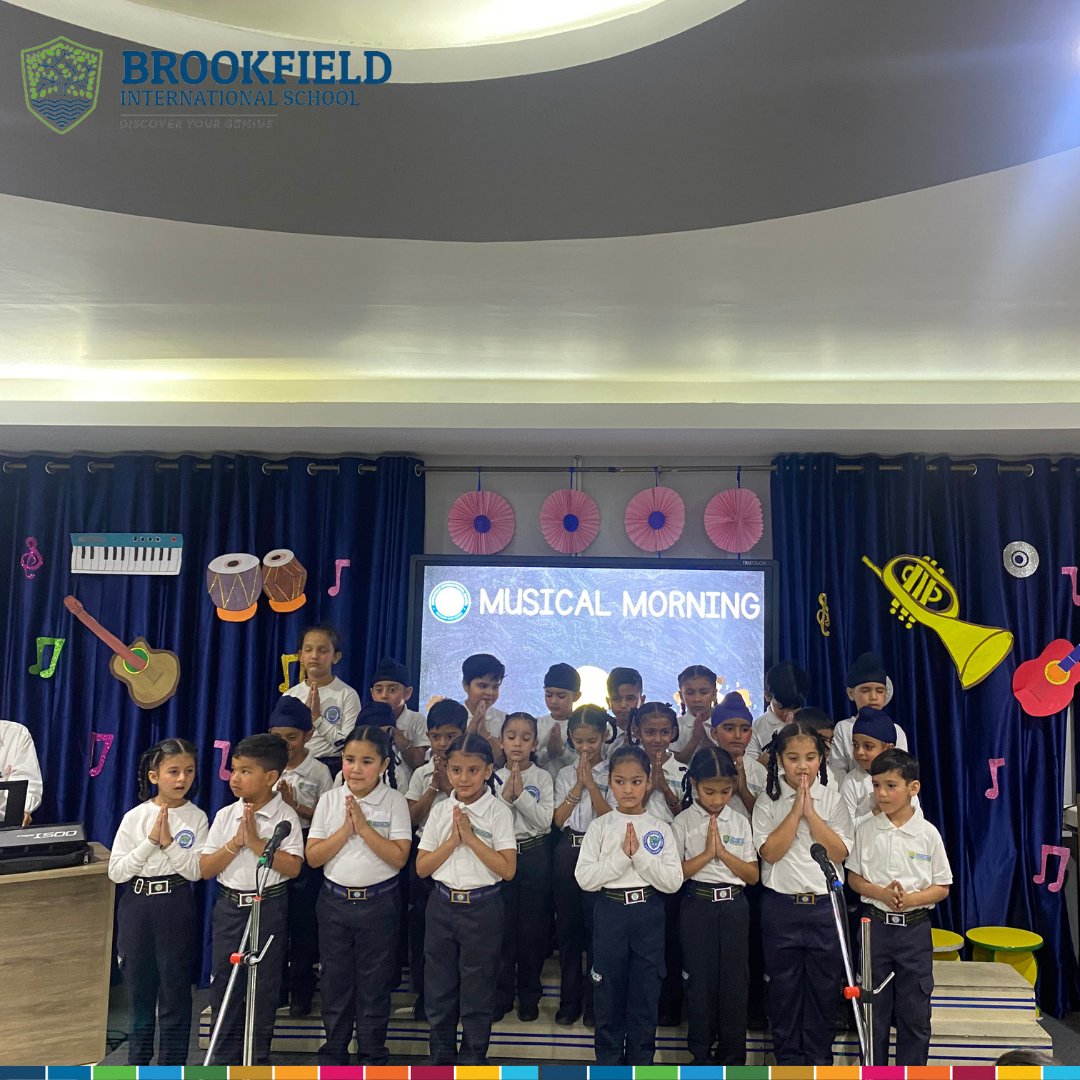 Music to Our Ears: A Harmonious Day with UKG Theta and Zeta Stars! Today, our little stars from UKG Theta and Zeta filled the air with the sweet melodies of rhymes, love, and rhythm. #bestschoolever #BrookfieldInternationalSchool
#bestschoolforkids #joyfullearning #Parents
