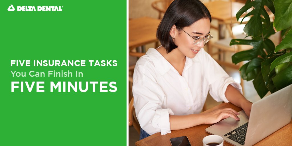 HIDentalService's tweet image. Managing your #dentalinsurance doesn’t have to be time-consuming! If you have five minutes, you can check off important insurance tasks! bit.ly/4534zht
#DecodingDentalInsurance #InsuranceKnowledge