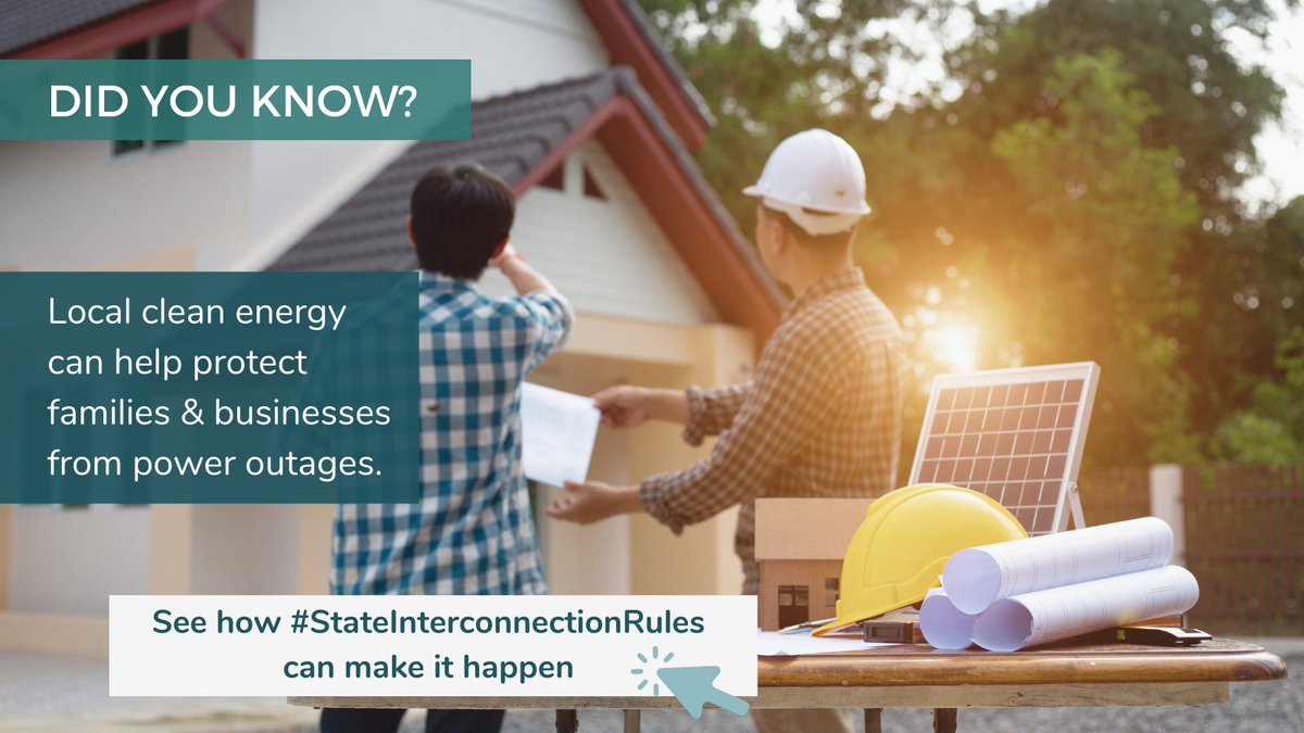 IRECUSA's tweet photo. Americans increasingly want to choose their energy source & adopt local #cleanenergy like #solar & #energystorage. But without good #stateinterconnectionrules, they can face long delays to connect to the #grid, undermining consumer choice. Learn more: https://t.co/jrsXFzKxpj https://t.co/KACfu2CeNJ