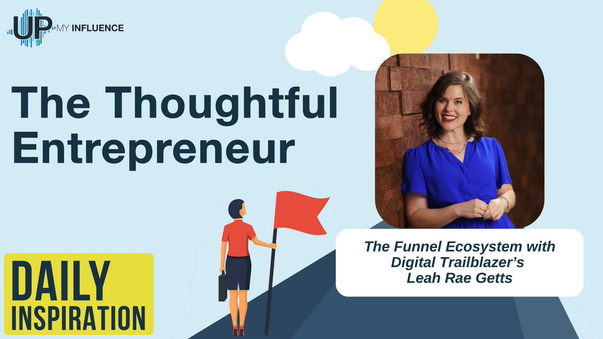 In this episode, we're uncovering some game-changing strategies to boost your online presence and grow your business from @DgtlTrailblazer's Leah Rae Getts. upmyinfluence.com/podcasts/1674-… #TheThoughtfulEntrepreneur #MarketingMasters #DigitalStrategies #BusinessGrowth #journorequest