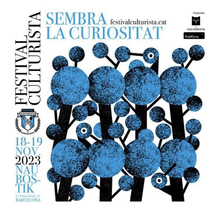 culturista_bcn's tweet image. 💥Torna el festival culturista! Obriu agendes i apunteu-vos la data: 18 i 19 de novembre a la @Naubostik!  🎉

Dues jornades amb #tallers, #concerts, #espectacles, #espaigastronòmic i #botiga pop-up. 😉 bit.ly/3EhartQ #festivalculturista