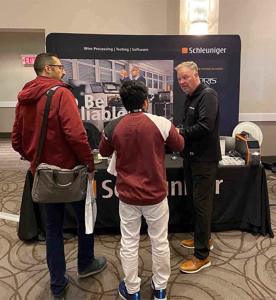 SchleunigerInc's tweet image. We&apos;re thrilled to be here at EPTECH Mississauga! 

Don&apos;t forget to stop by and visit our booth to explore our innovative wire processing solutions and connect with Canadian Regional Sales Manager, Harry Coates! 

#Tradeshow #EPTECH2023 #Innovation #VisitUs #WireProcessing