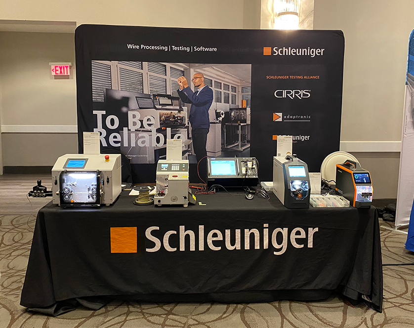 SchleunigerInc's tweet image. We&apos;re thrilled to be here at EPTECH Mississauga! 

Don&apos;t forget to stop by and visit our booth to explore our innovative wire processing solutions and connect with Canadian Regional Sales Manager, Harry Coates! 

#Tradeshow #EPTECH2023 #Innovation #VisitUs #WireProcessing