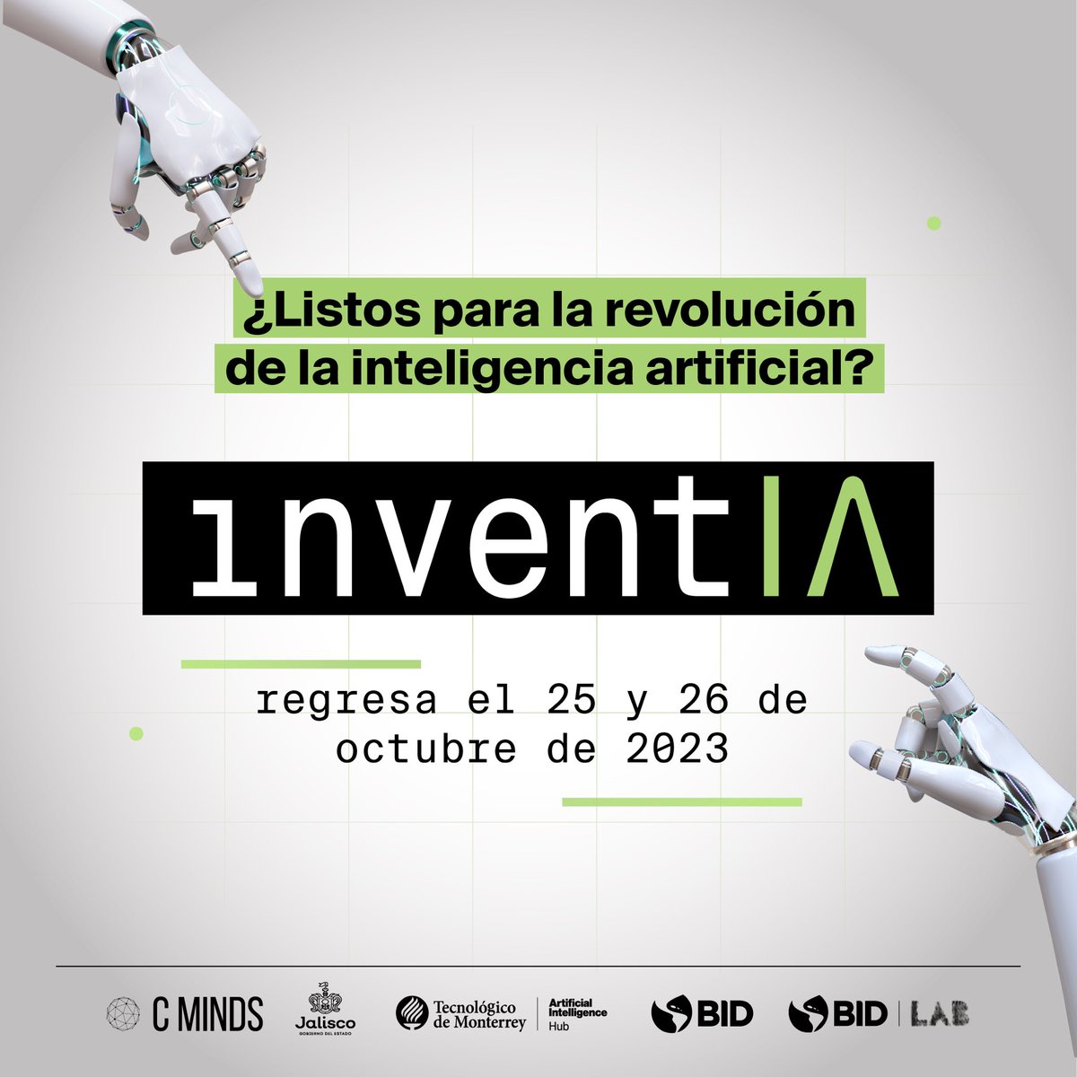 TalentLand_MX's tweet photo. ¡La iniciativa fAIr LAC Jalisco trae para ti el regreso de InventIA como parte de sus actividades de clausura! 🧠
.
Un foro donde la innovación y la Inteligencia Artificial se fusionan para crear un futuro prometedor.
#IA #InventIA https://t.co/13hTV7vH5B