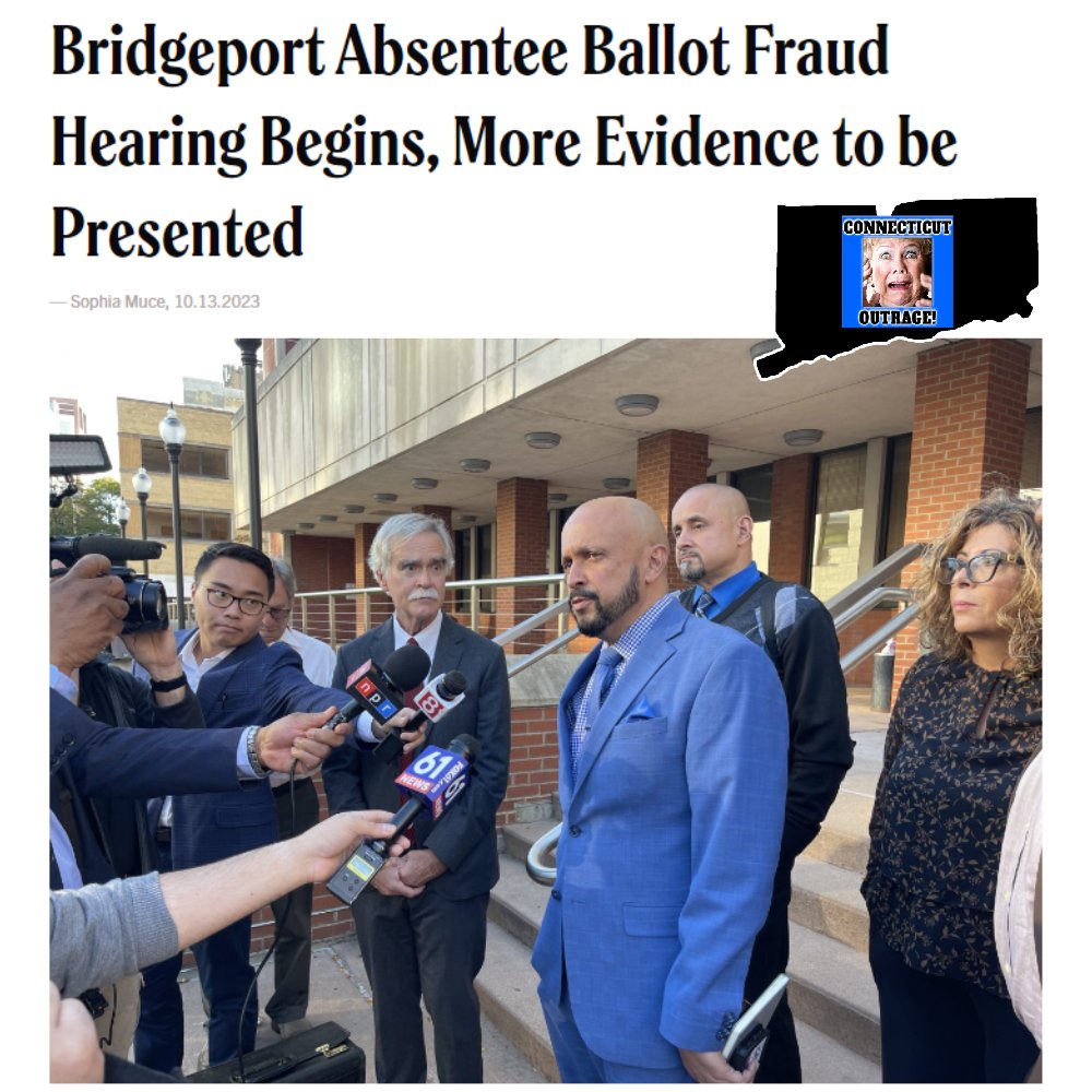 OutrageCT's tweet photo. Democrats Primary Ballot Fraud Case Begins.
https://t.co/NuDzrYkLPy
#OutrageCT #Connecticut #CTGOP_Rapid #CTSenateGOP #cthouserules #ctpolitics #CTTaxesMatter #TeamRealityCT #CTParent301 #CTDems #CTGOP #ctcrime #Bridgeport