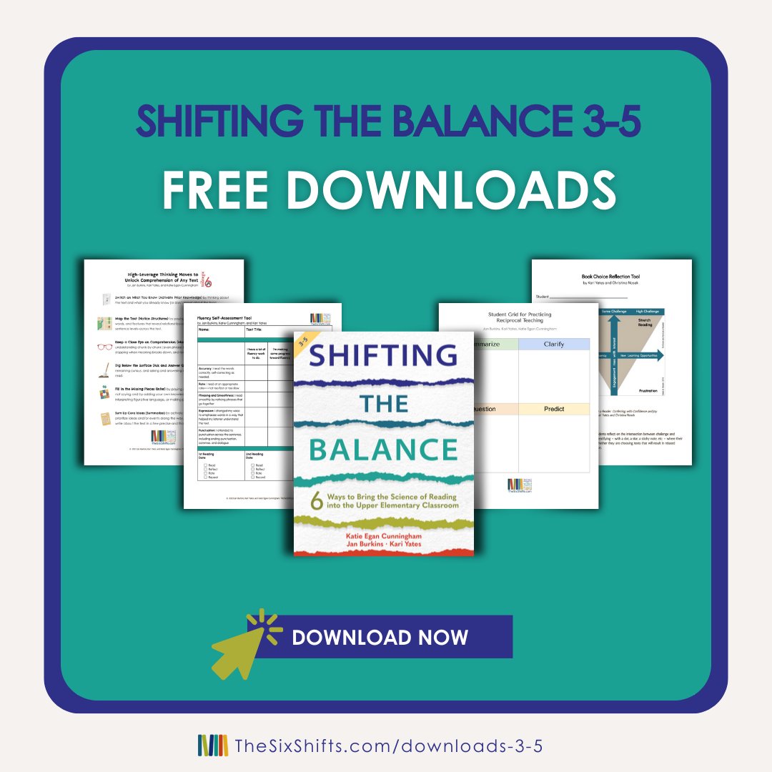 TheSixShifts's tweet photo. You don’t want to miss this!

We have new FREE downloads on the website for the new Shifting the Balance 3-5 book! 🙂

You can find  them at https://t.co/1dBwYVGyQa https://t.co/RM8k9uUGVJ