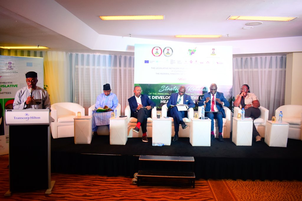 @HouseNGR @HarryBanigo @AbujaFhis @LHSSproject @gatesfoundation @NafdacAgency @Fmohnigeria @IncubatorGHAI @WHONigeria @LisdelNig @HSRCNg @NhisNg @UNICEF_Nigeria #2ndTechnicalSession ongoing: Panel discussion on Financing #UHC and Health Security in Nigeria: Threats and Opportunities. #HealthForAll #UHC #LegislativeHealthAgenda