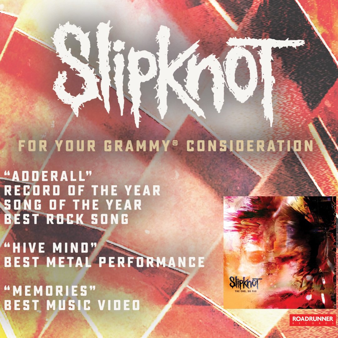 . @Slipknot - for your GRAMMY® consideration