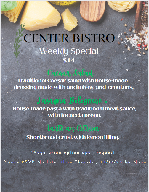 Alief_Career's tweet photo. The Bistro is open this Friday for Lasagna Bolognese! Make sure to RSVP or order online by Thursday, October 19th at Noon. Use the form below to order or RSVP: https://t.co/h1EsDCFJOW
@AliefISD @AliefCTE @AliefCulinary  #BetterTogether #WeAreAlief #AliefProud https://t.co/MDhha9KWgh