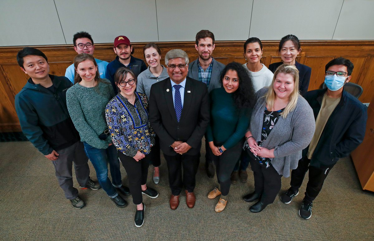 What an opportunity! Emily, a Ph.D. candidate in our lab (bottom row, 2nd from left), shared our <a href="/NSF/">U.S. National Science Foundation</a> CAREER project on the mechanics of uterine growth and remodeling during pregnancy with <a href="/NSFDirector/">NSF Director</a>. Thanks, Emily, and thank you for visiting Dr. Panchanathan!