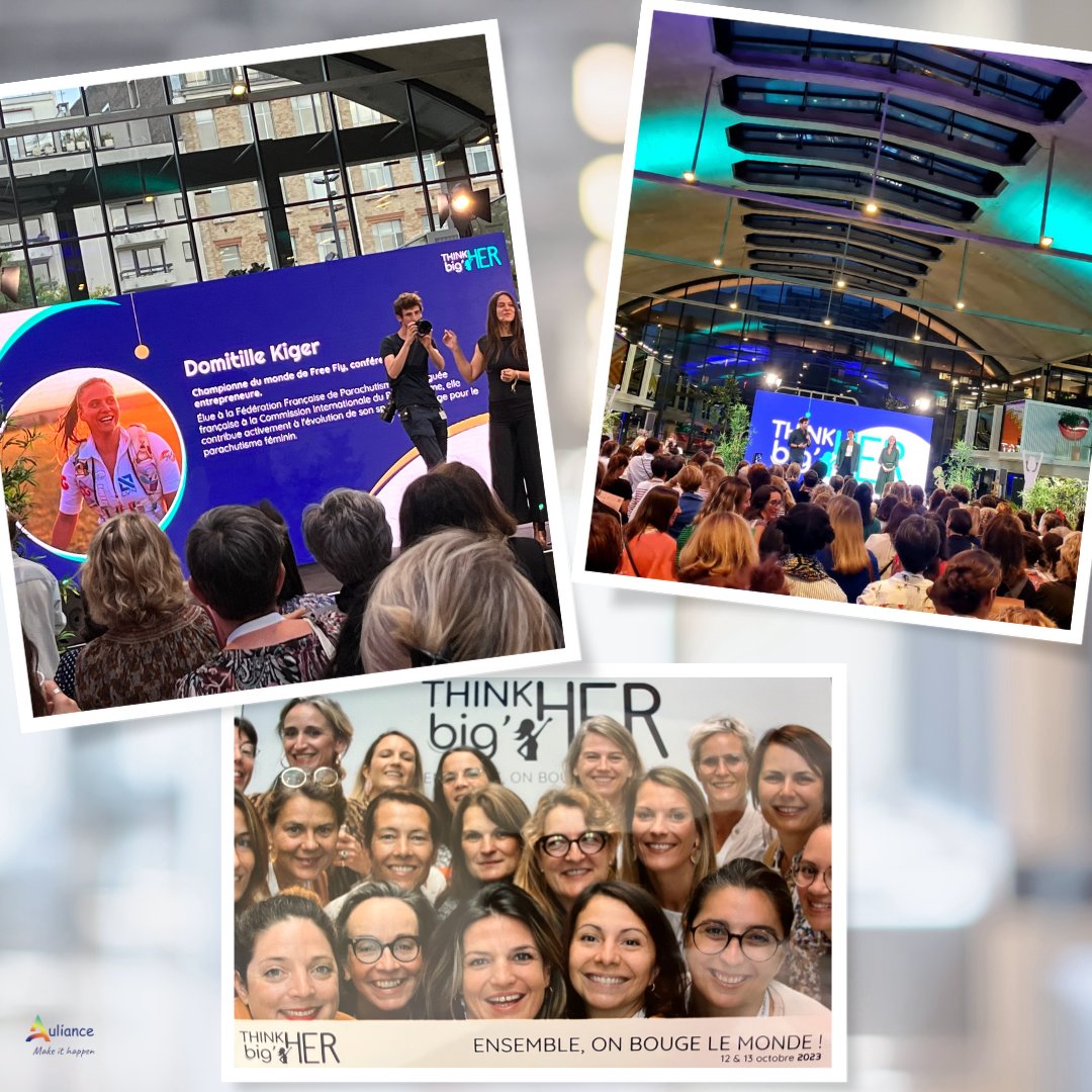 Ensemble, on bouge le monde 🌏 #ThinkBigHer a rassemblé 1300 entrepreneures <a href="/joinstationf/">STATION F</a> pour célébrer la mixité et l’impact des femmes dans l’économie. Au programme des intervenants inspirants, des ateliers marquants. 🙏<a href="/Marie/">MARIE</a> Eloy et à l'équipe Bouge ta Boite pour ce moment !