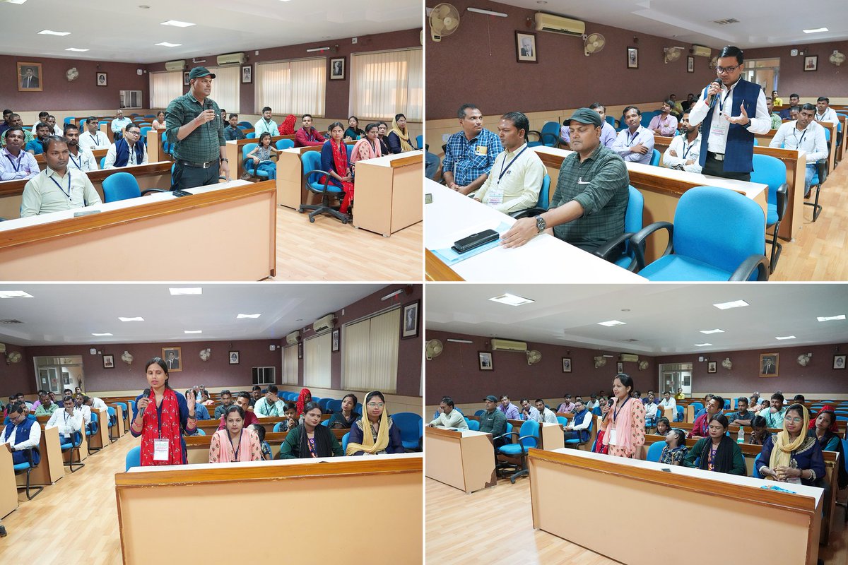 CSIR_CMERI's tweet photo. Skill development programme on Integrated Municipal Solid &amp; Liquid #Waste Management System was organized by @CSIR_CMERI in association with M/s Ecosafe Zero Waste Solutions Private Limited, Patna, Bihar from 4th-13th Oct, 2023. 30 participants took part. https://t.co/vbBk6TdQMj