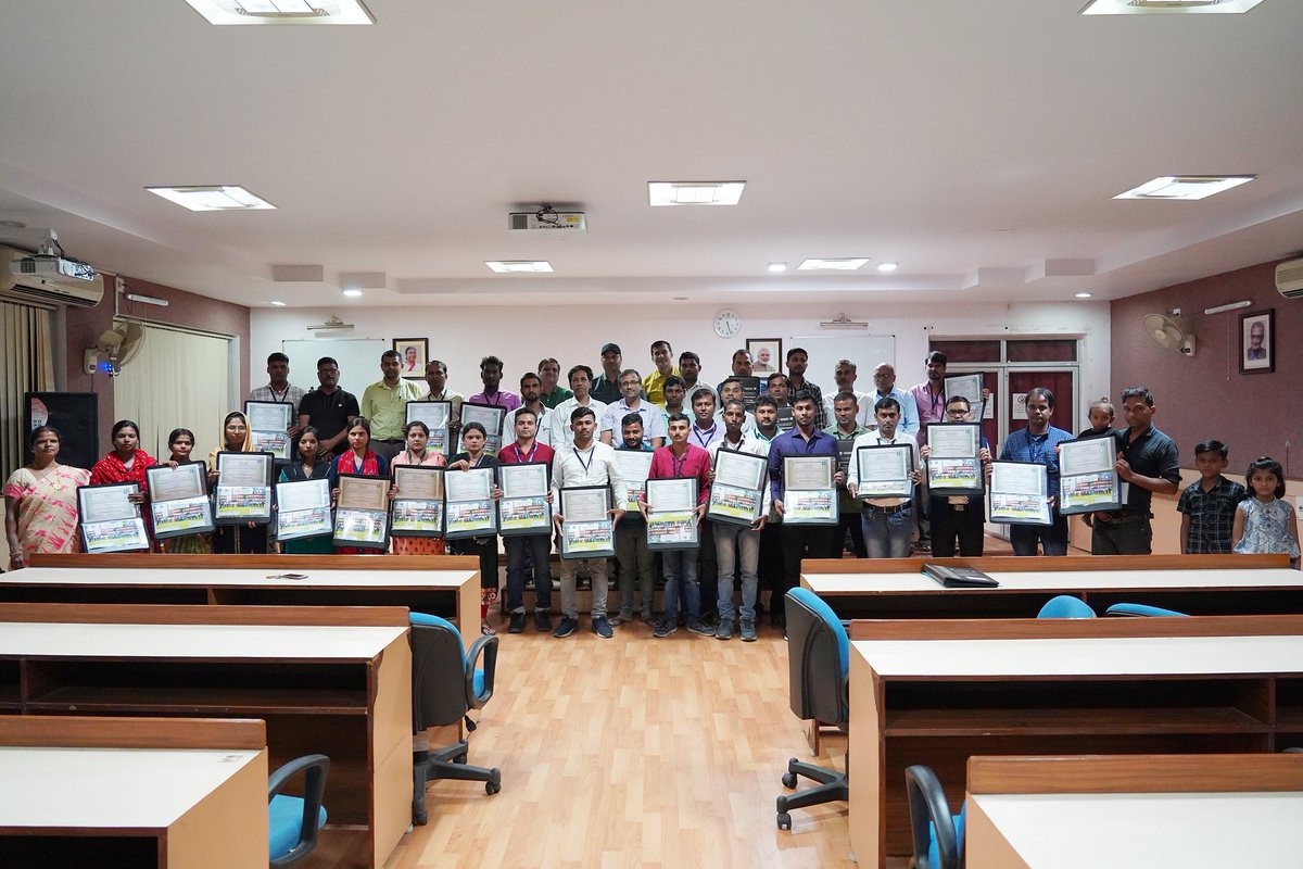 CSIR_CMERI's tweet photo. Skill development programme on Integrated Municipal Solid &amp; Liquid #Waste Management System was organized by @CSIR_CMERI in association with M/s Ecosafe Zero Waste Solutions Private Limited, Patna, Bihar from 4th-13th Oct, 2023. 30 participants took part. https://t.co/vbBk6TdQMj