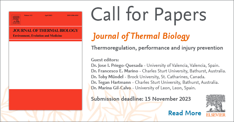 Journal of Thermal Biology tweet media