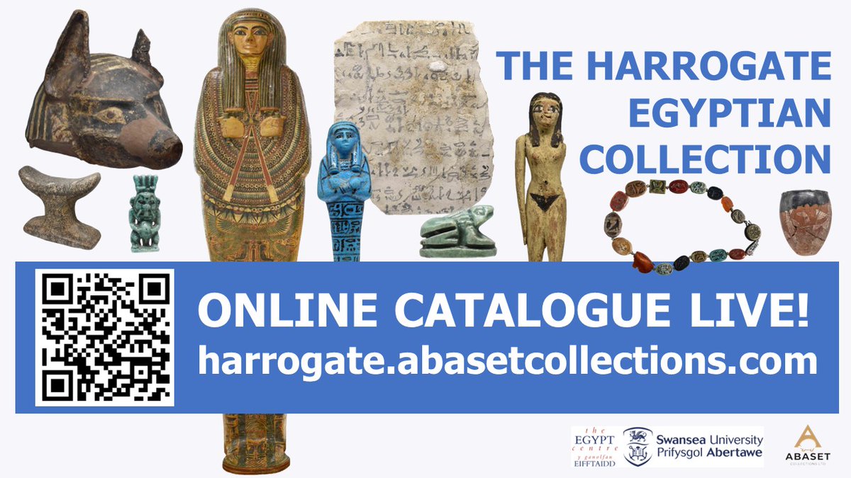 <a href="/TheEgyptCentre/">The Egypt Centre, Museum // Y Ganolfan Eifftaidd</a> blog post for this week has been written by <a href="/SamChannPowell/">Sam Powell</a> of <a href="/Abaset_Colls/">Abaset Collections Ltd</a>, who provides details on the recent launch of the Harrogate Egyptian Collection Online. This includes some stats on the engagement so far.

egyptcentrecollectionblog.blogspot.com/2023/10/the-la…