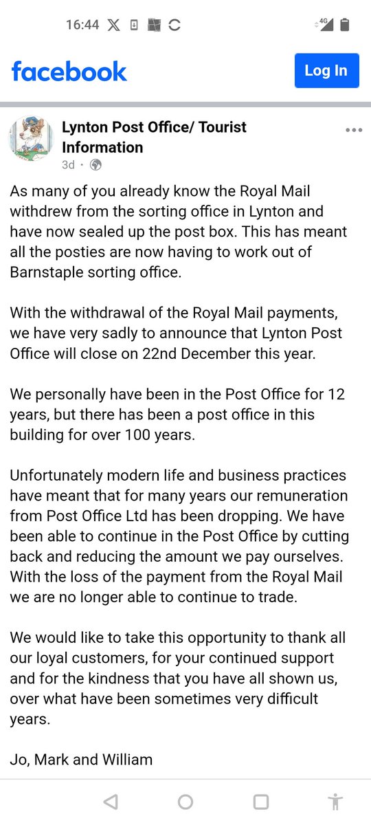 CDubery's tweet image. Another Post Office bites the dust. #postofficescandal