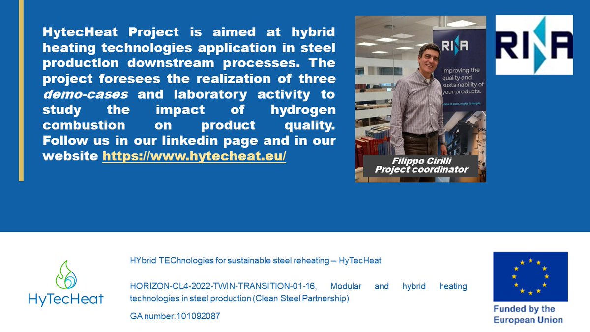 HyTecHeat_H2020project (@hytecheat) on Twitter photo 