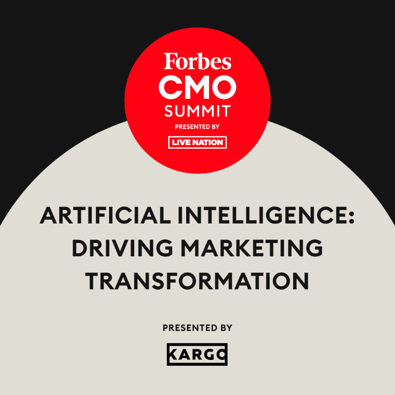 Forbes's tweet photo. The marketing community’s global leaders came together and discussed important overarching questions: What matters most—and why? Presented by @Kargo