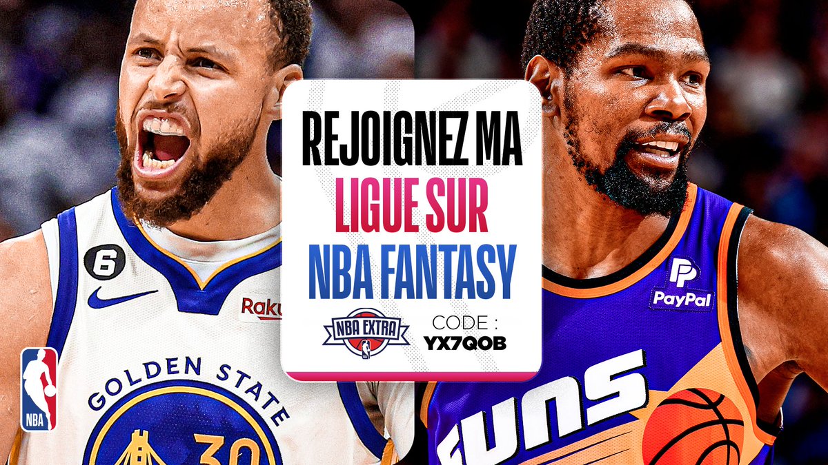 NBAextra's tweet photo. 🔥 La #NBAFantasy est lancée !

👉 Créez un roster de 10 joueurs avec 100M$ de Salary Cap

👉 Faites votre 5 majeur chaque jour de match

👉 Suivez le score de vos joueurs en direct

👉Rejoignez jusqu'à 6 ligues pour affronter des joueurs du monde entier

https://t.co/2rdo29zq0h https://t.co/TiWxRAH6MZ