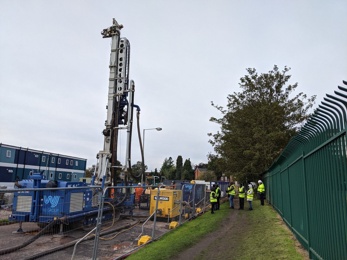 Many thanks to <a href="/WJGroundwaterUK/">WJ UK</a> for hosting MSc for Water and Sanitation for Development students from <a href="/cranfieldwater/">Cranfield Water</a> at your drilling sites today. We all learnt a lot about drilling boreholes!