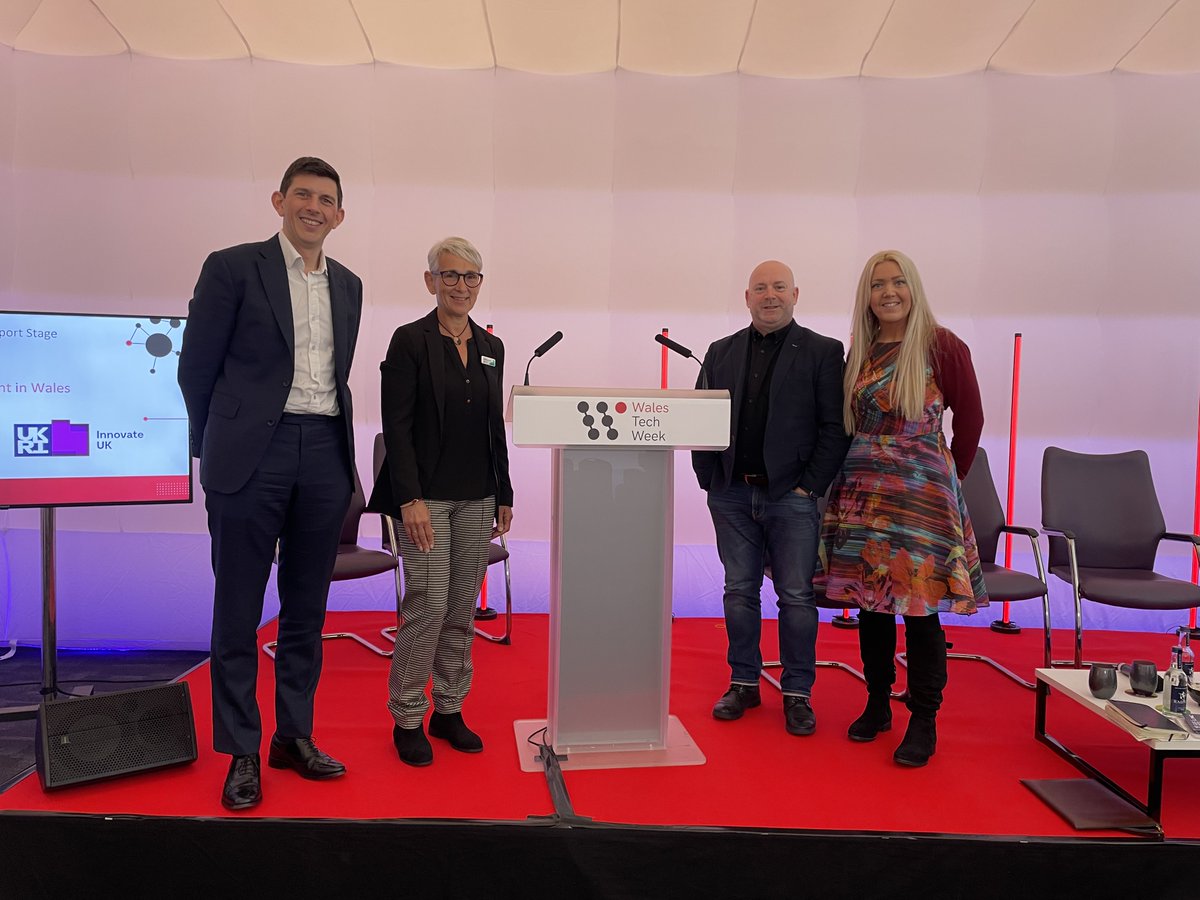 Diolch Prof Caroline Gray OBE, Prof Jarred Evans and Emma Dunbar for sharing your valuable insights on how Welsh universities are supporting tech for our session at #WalesTechWeek this morning!