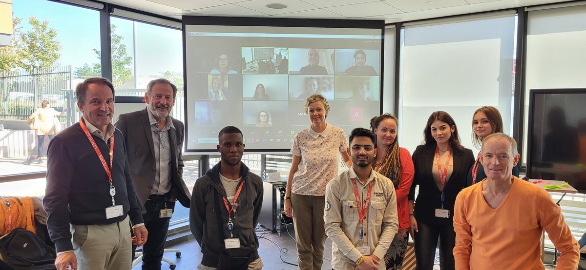 ProCESS_EU's tweet photo. During 10 - 11 Oct 23, students from 4 European Universities participated at the Sanofi Enterprise Meeting. The event marked the start of the third round of complex management cases proposed by Sanofi. 
#ProCESSproject #students #project https://t.co/5DsycFZuip