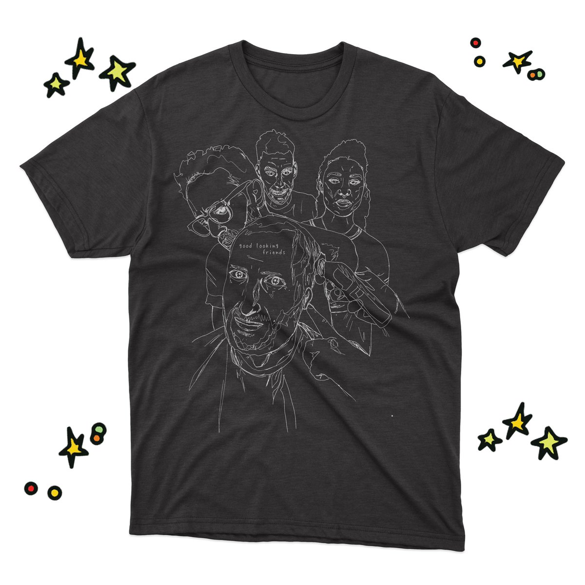 AcrobatUnstable's tweet photo. Did you know we have these baller ass shirts and sticker sheets for Good Looking Friends in our store!? Now you do! Save 15% automatically when you buy any 3 or more GLF items!
https://t.co/Aoaj4TQV9x https://t.co/K5od2eougN