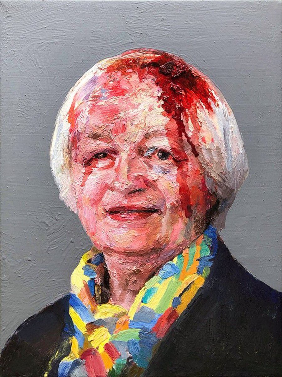 paintwithalexs's tweet photo. "Absolutely America can certainly afford two wars."  

                                                                                    -Janet Yellen https://t.co/nsJGu0IMBl